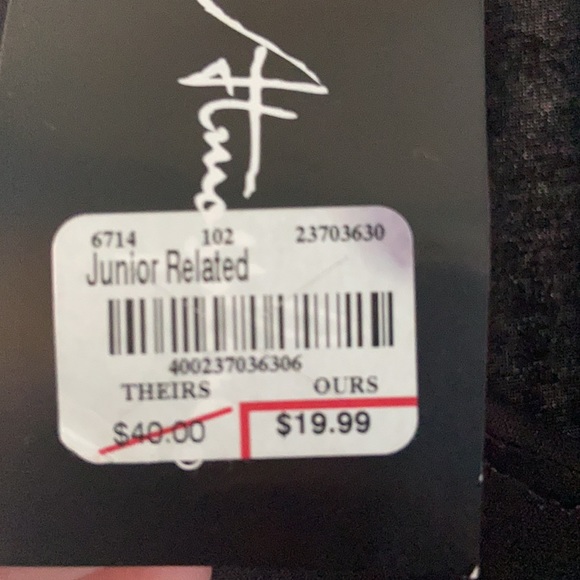 sheer floral print high-low dress - Picture 3 of 3